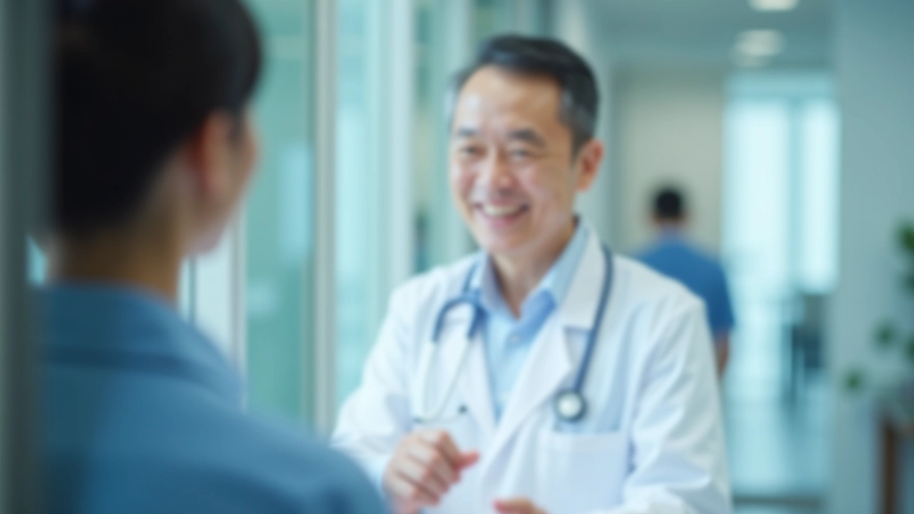 Healthcare professional discussing injury assessment with patient in clinic setting